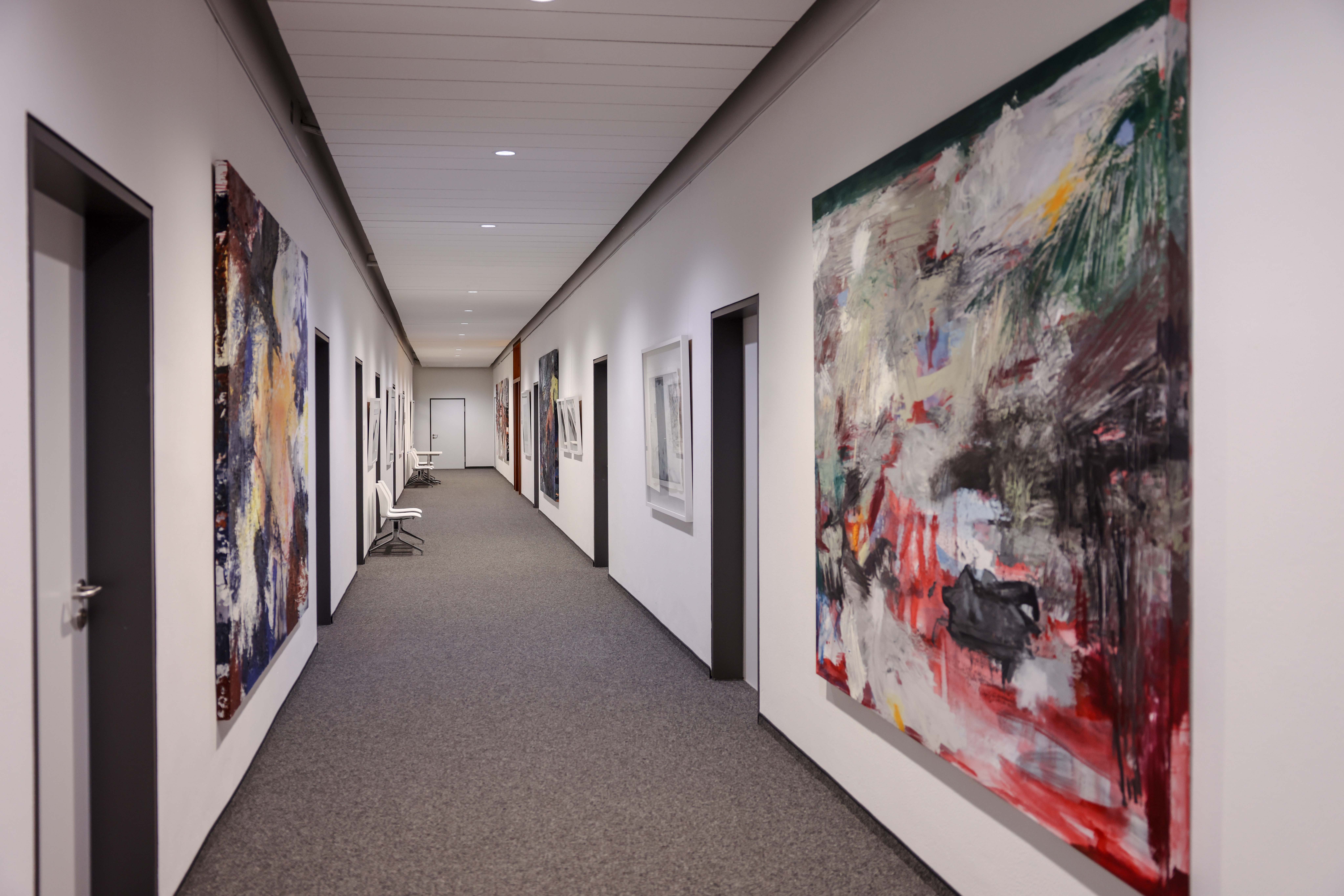 Kunstraum-Landratsamt Ausstellungsansicht Norbert-Kiening
Foto jp