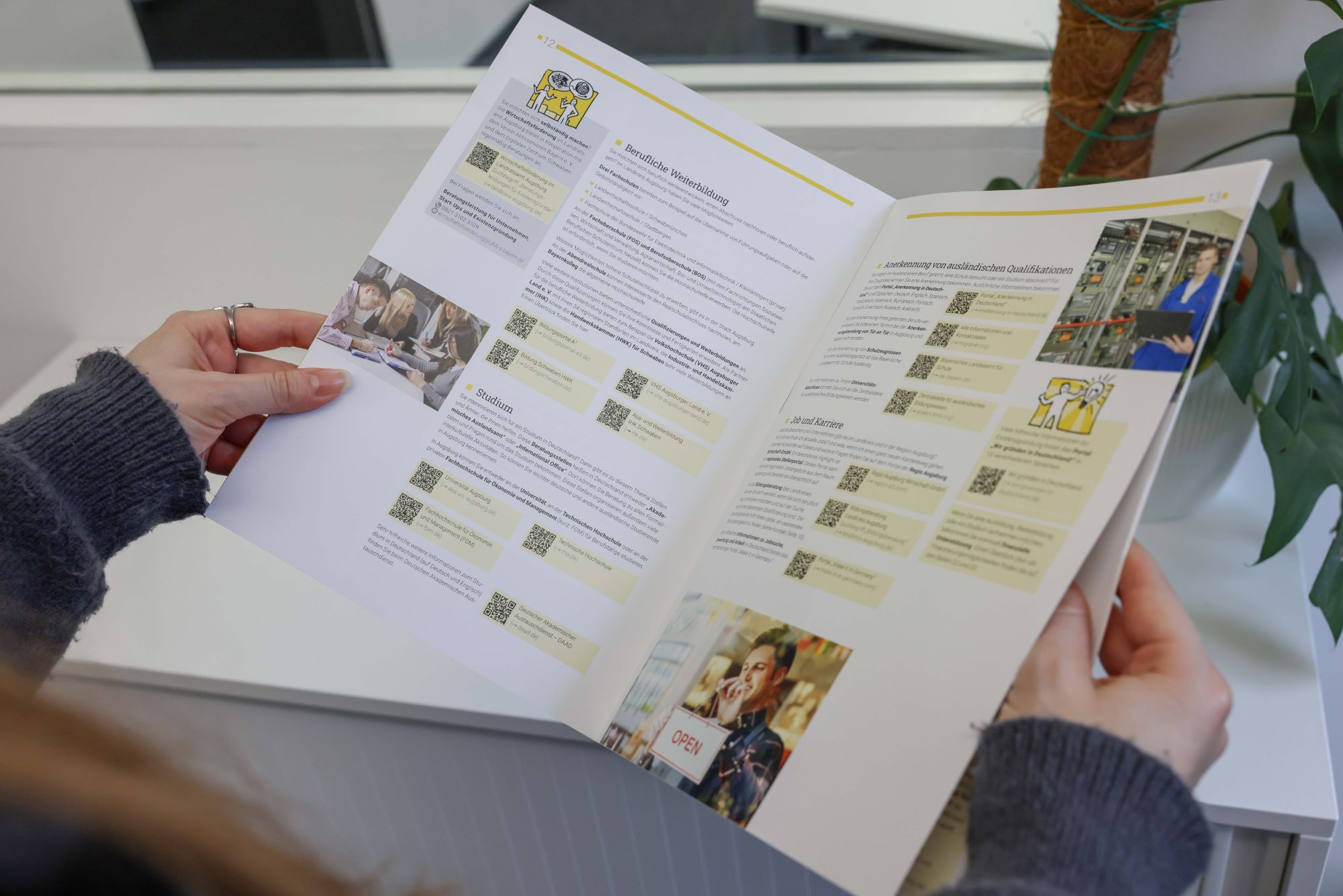 Willkommensbroschüre Augsburg Land