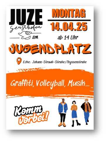 Offener Jugendtreff auf dem Jugendplatz Gersthofen.
