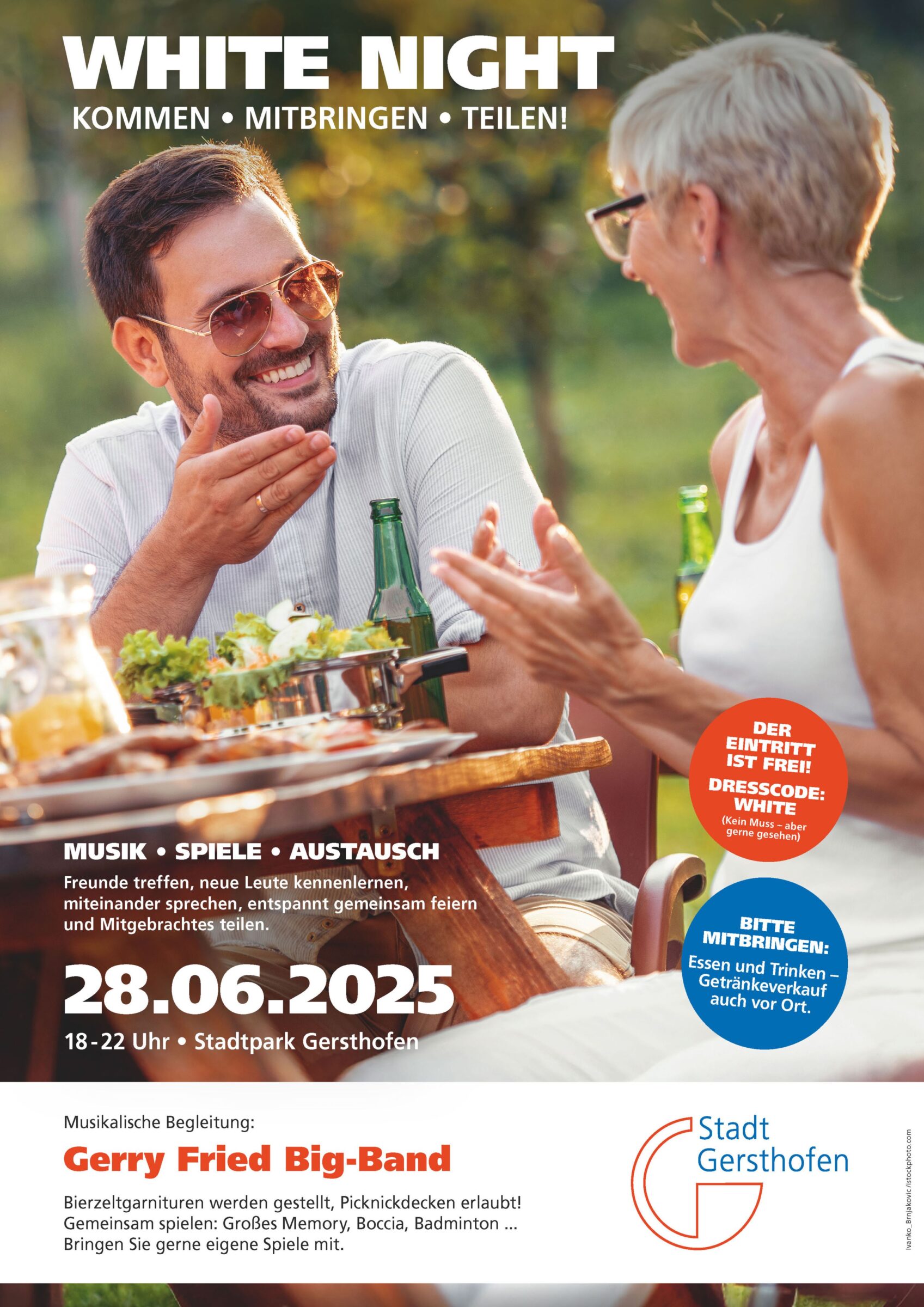 Die Gersthofer White Night lädt ein zu einem Abend voller Musik, Bewegung und Begegnung – hier treffen sich Menschen jeden Alters.