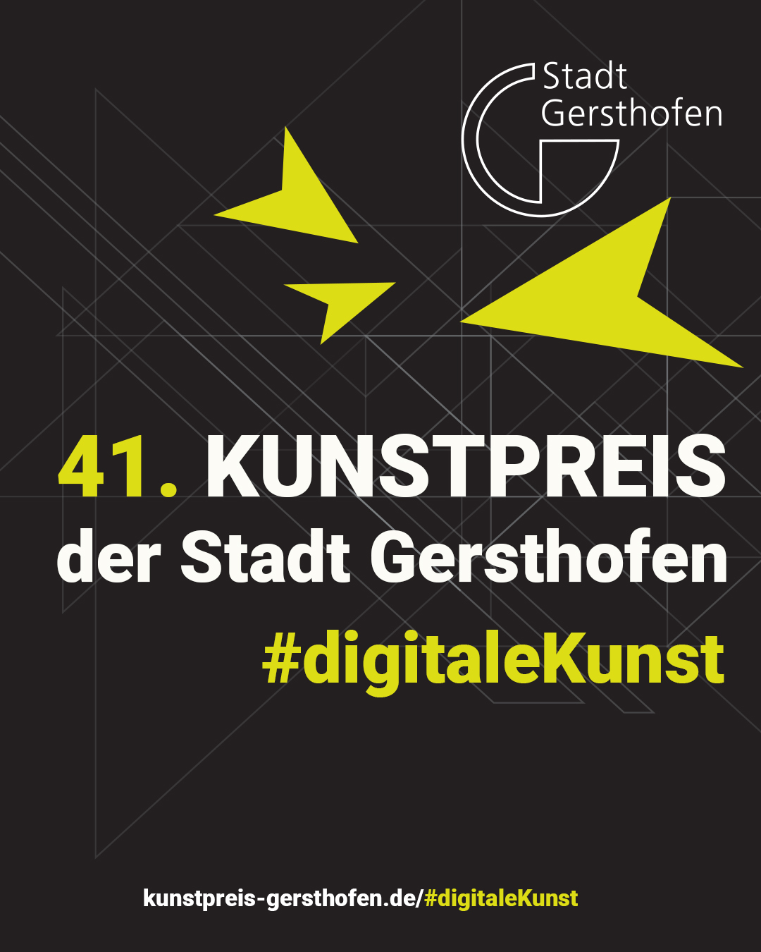 Der Countdown läuft! Anmeldeschluss für den Kunstpreis der Stadt Gersthofen #digitaleKunst ist am 30. September 2025.