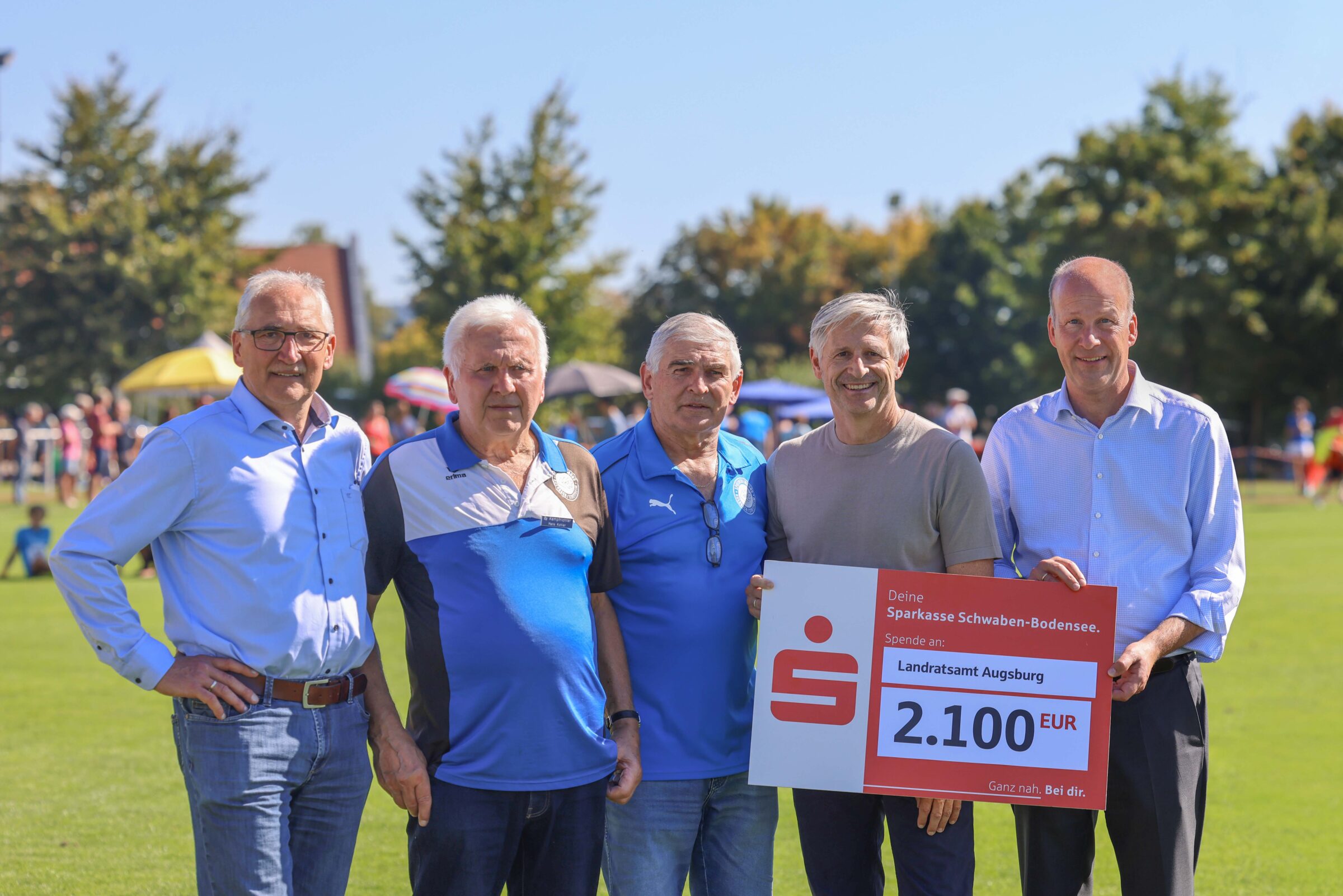 Die Sparkassenstiftung der Sparkasse Schwaben-Bodensee hat ein starkes Zeichen für den Breitensport im Landkreis Augsburg gesetzt. 
