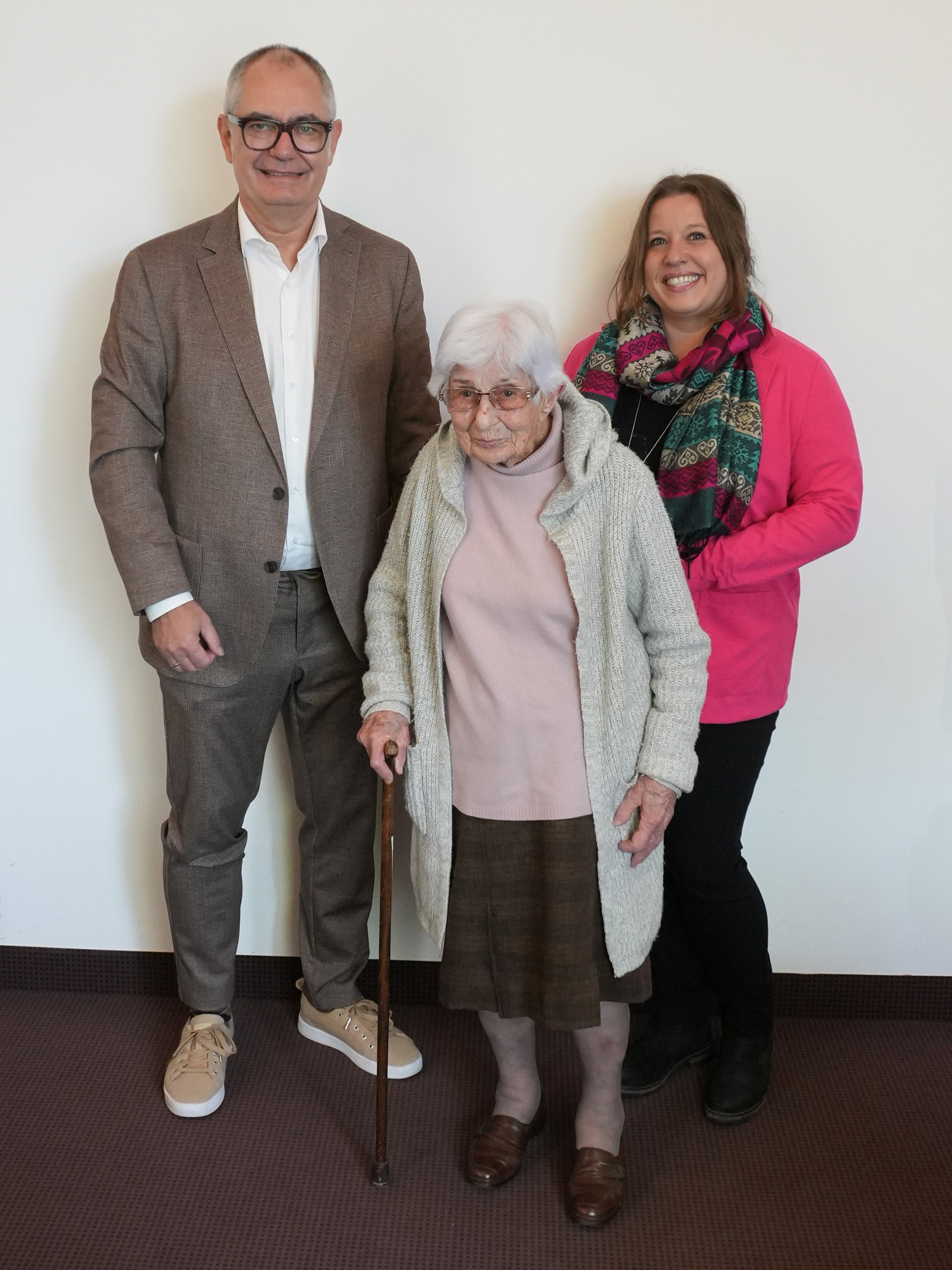 Amalie Lindner, Bewohnerin in der Pflegeeinrichtung Paul-Gerhardt-Haus der Diakonie, beging ihren 105. Geburtstag.