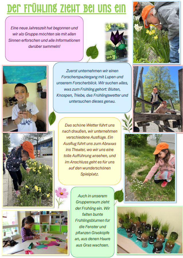 Ein Kindergartenjahr voller spannender Projekte