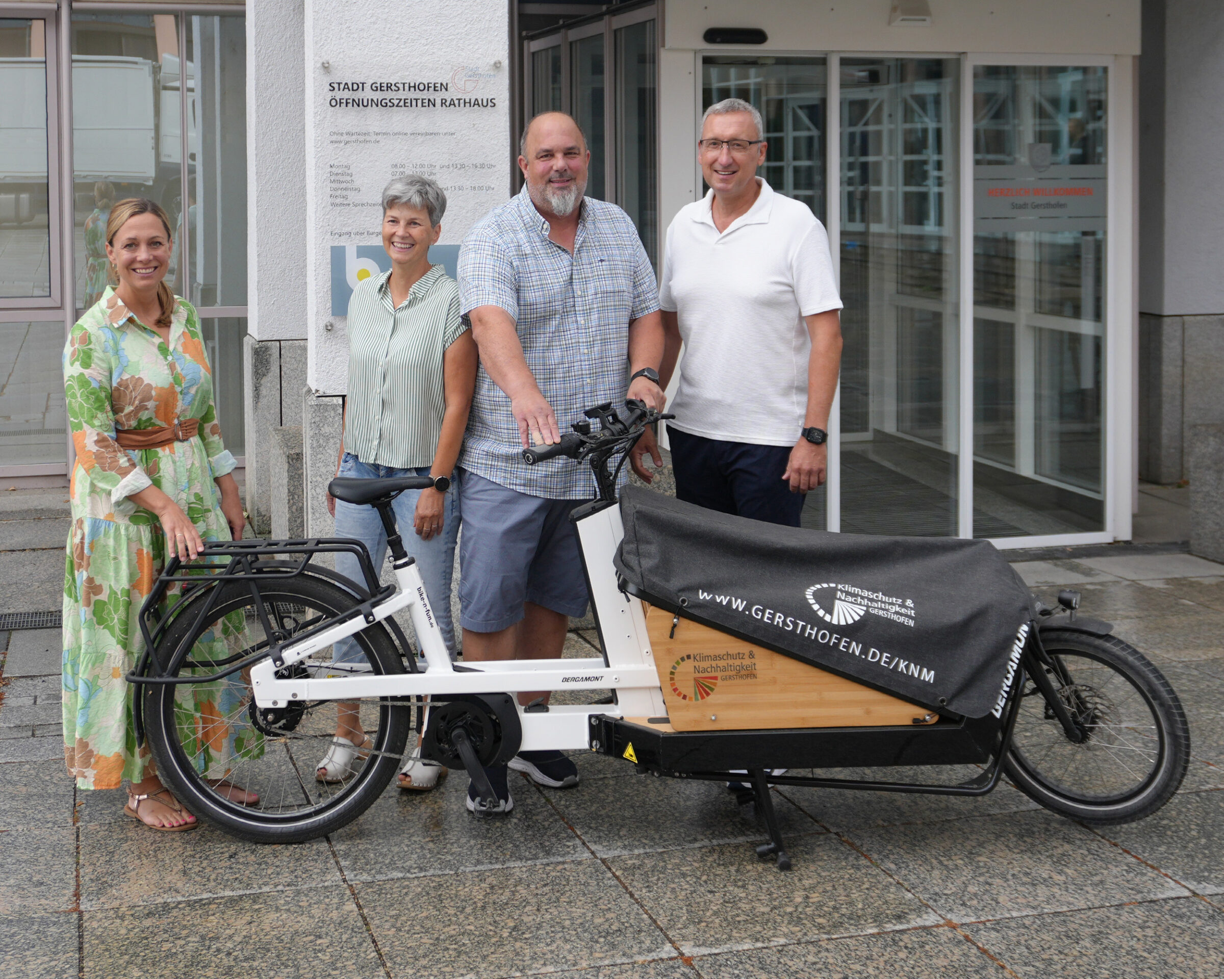 E-Lastenrad der Stadt Gersthofen kann ab sofort ausgeliehen werde.